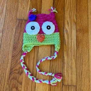 Knitted Owl Hat
